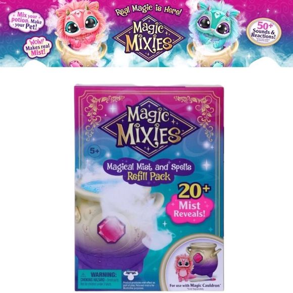 Magic Mixies Magical Mist & Spells Refill Pack 20+Mist Reveals & 2 Spells